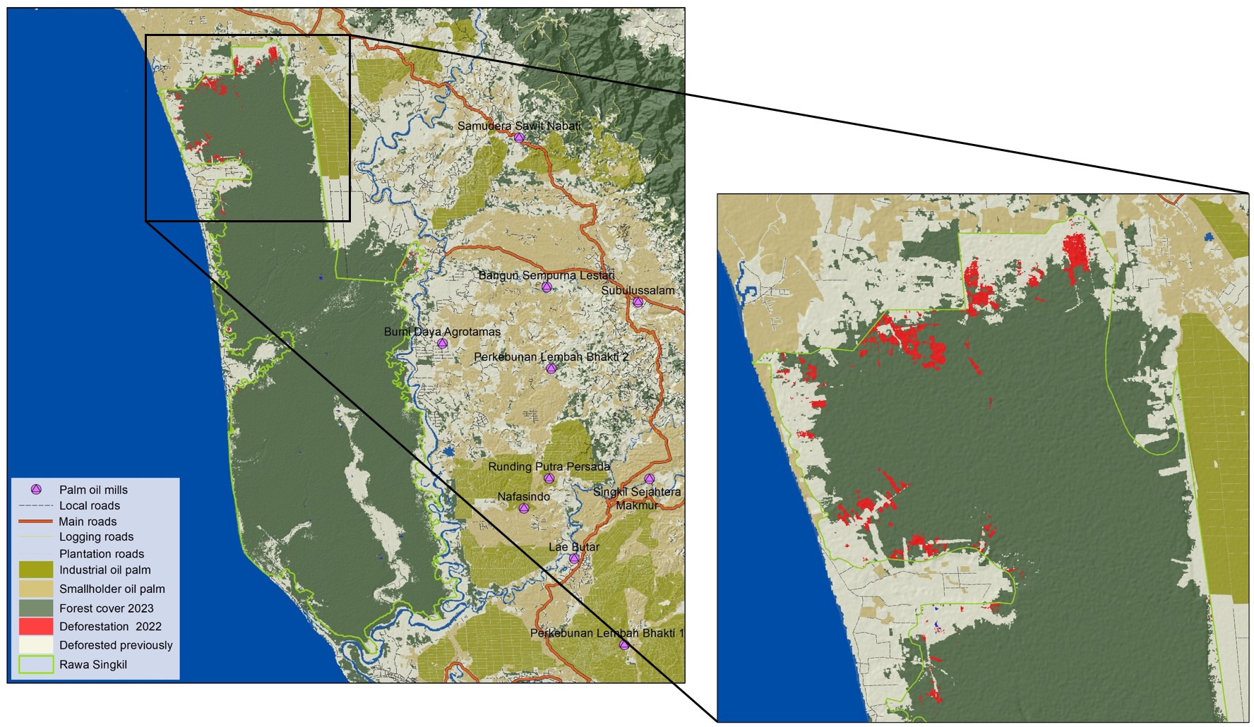 Satellite Maps Monitor Deforestation, The Brink